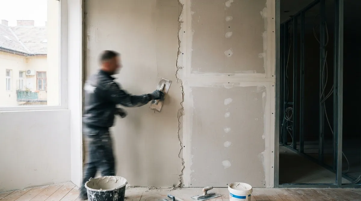Vakolás vagy gipszkarton szárazépítés? Döntési szempontok